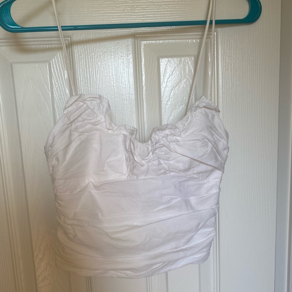 Zara ruffle cami